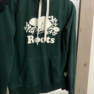 Dark Green Roots Hoodie